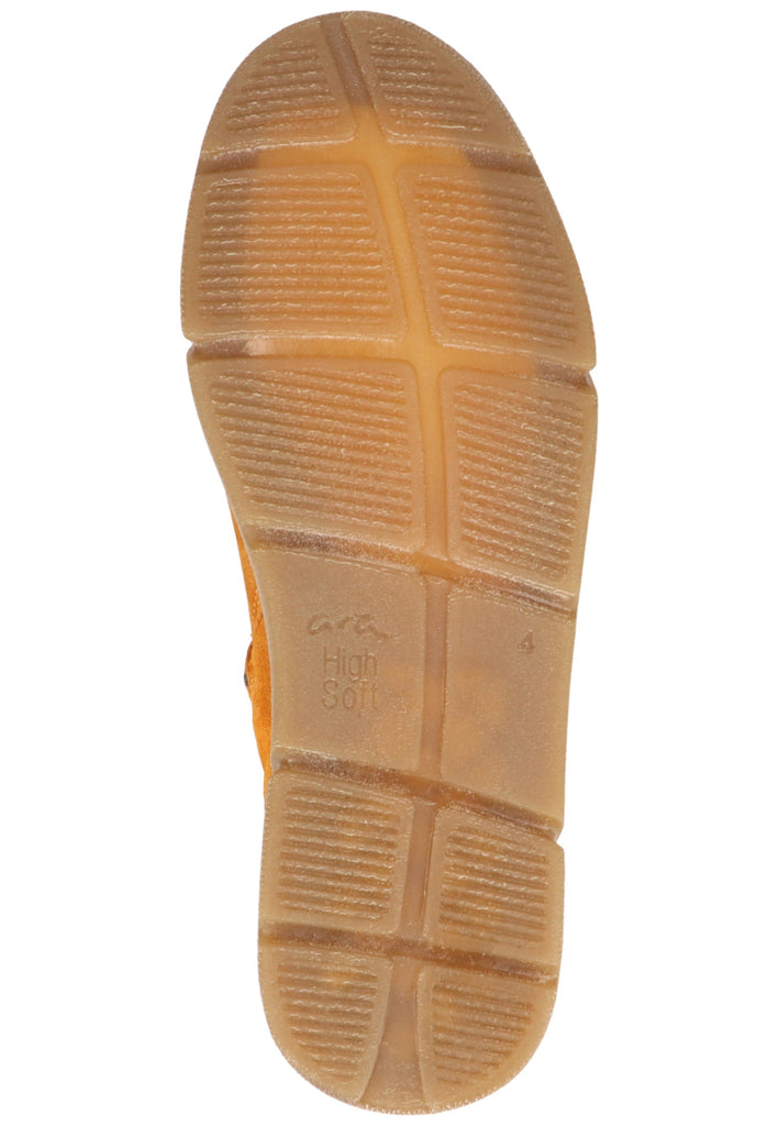 ara Stiefelette Veloursleder Curry
