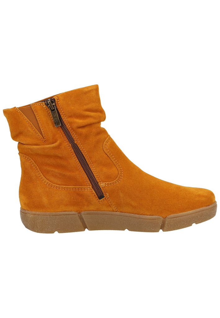 ara Stiefelette Veloursleder Curry