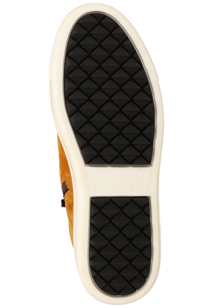 ara Stiefelette Veloursleder Curry