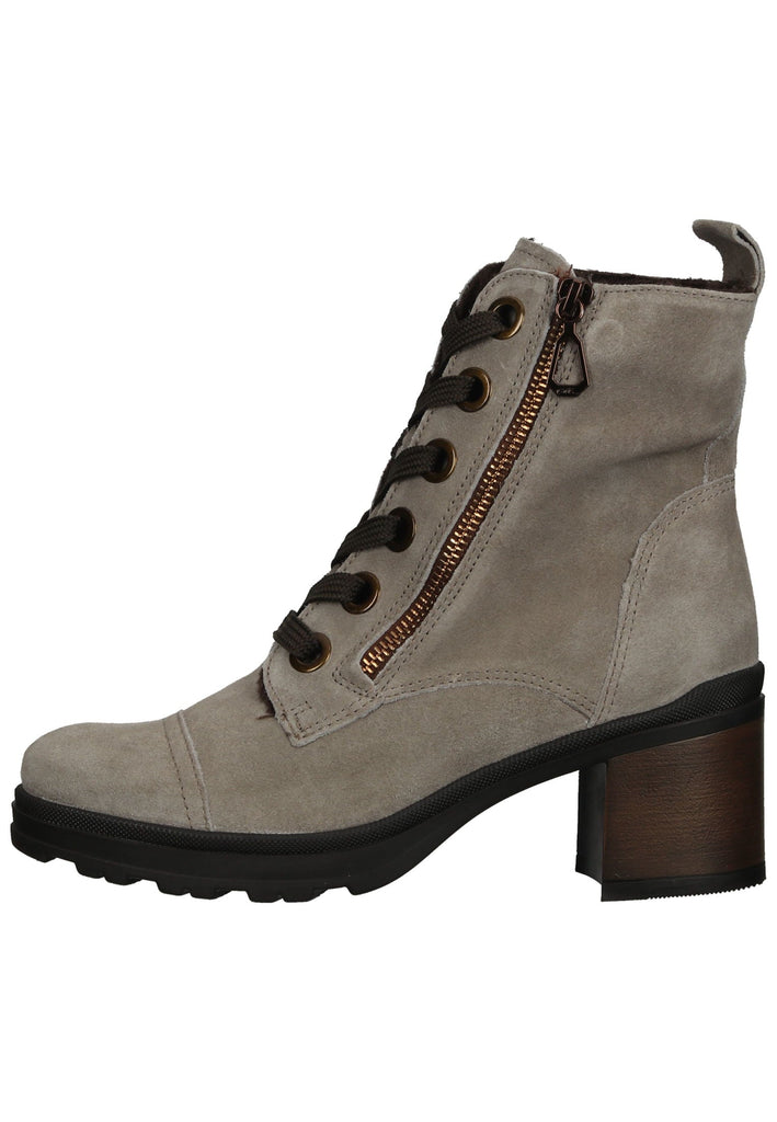 ara Stiefelette Veloursleder Dunkelbeige Warmfutter