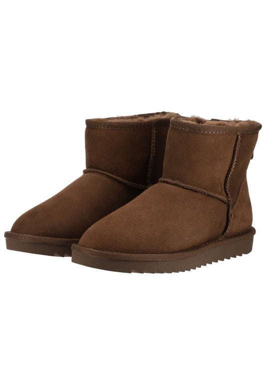 ara Stiefelette Veloursleder Dunkelbraun Warmfutter