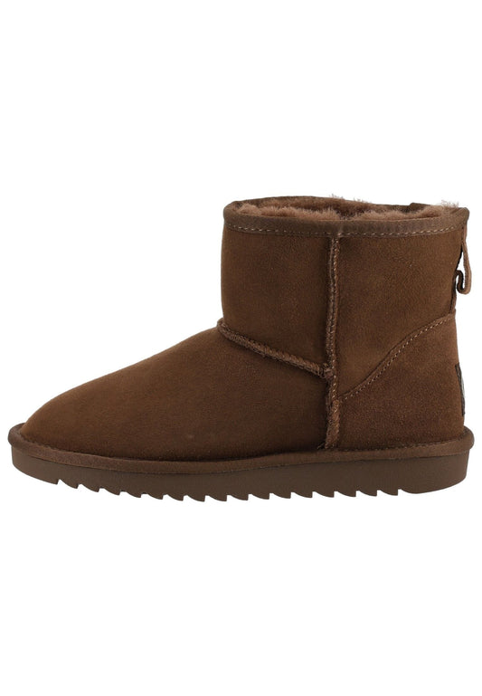 ara Stiefelette Veloursleder Dunkelbraun Warmfutter