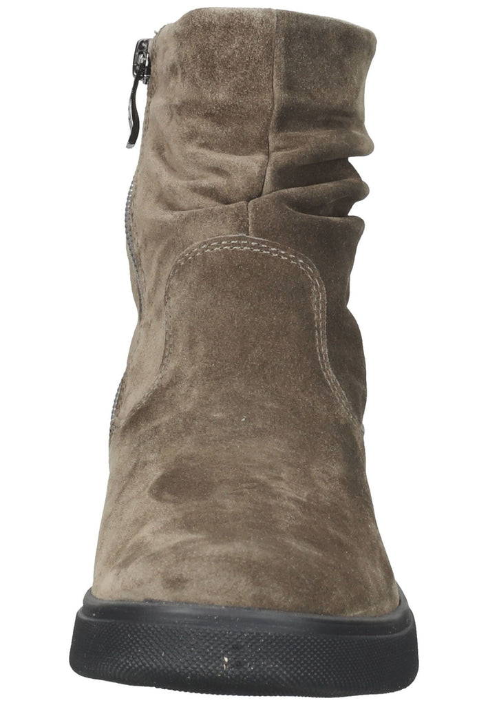 ara Stiefelette Veloursleder Dunkelgrün