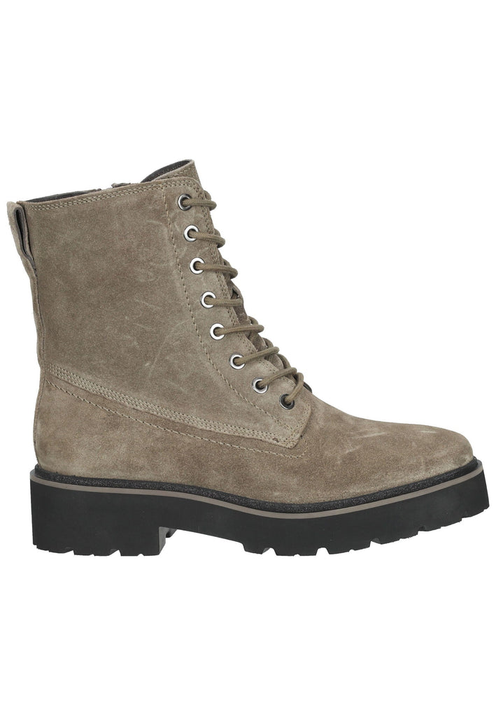 ara Stiefelette Veloursleder Dunkelgrün