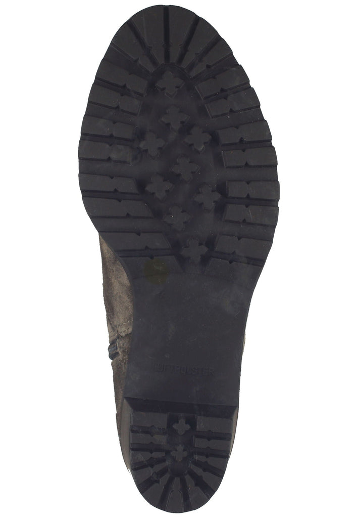 ara Stiefelette Veloursleder Dunkelgrün