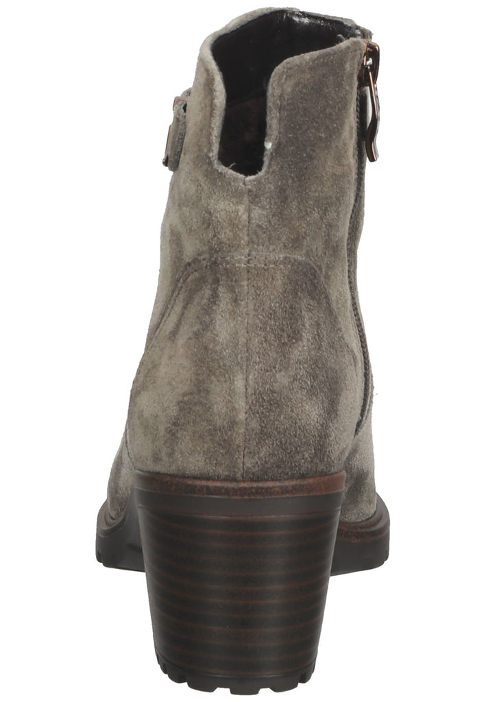 ara Stiefelette Veloursleder Dunkelgrün