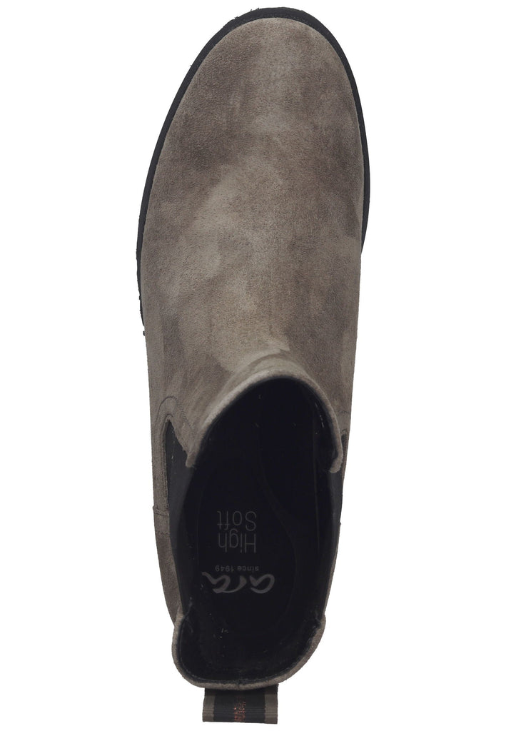 ara Stiefelette Veloursleder Dunkelgrün