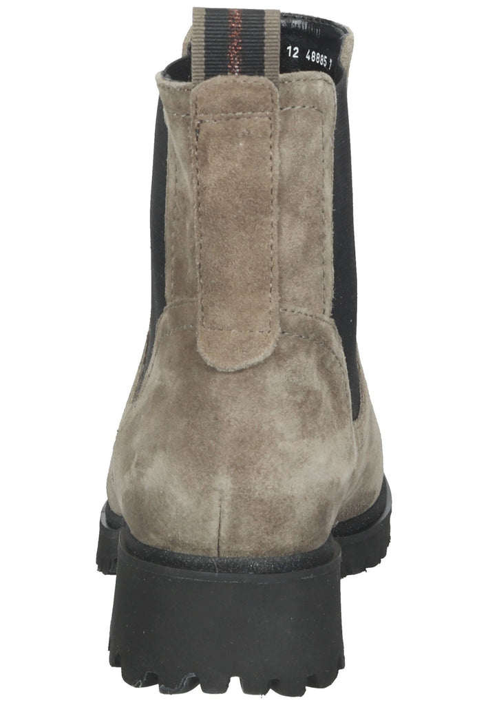 ara Stiefelette Veloursleder Dunkelgrün