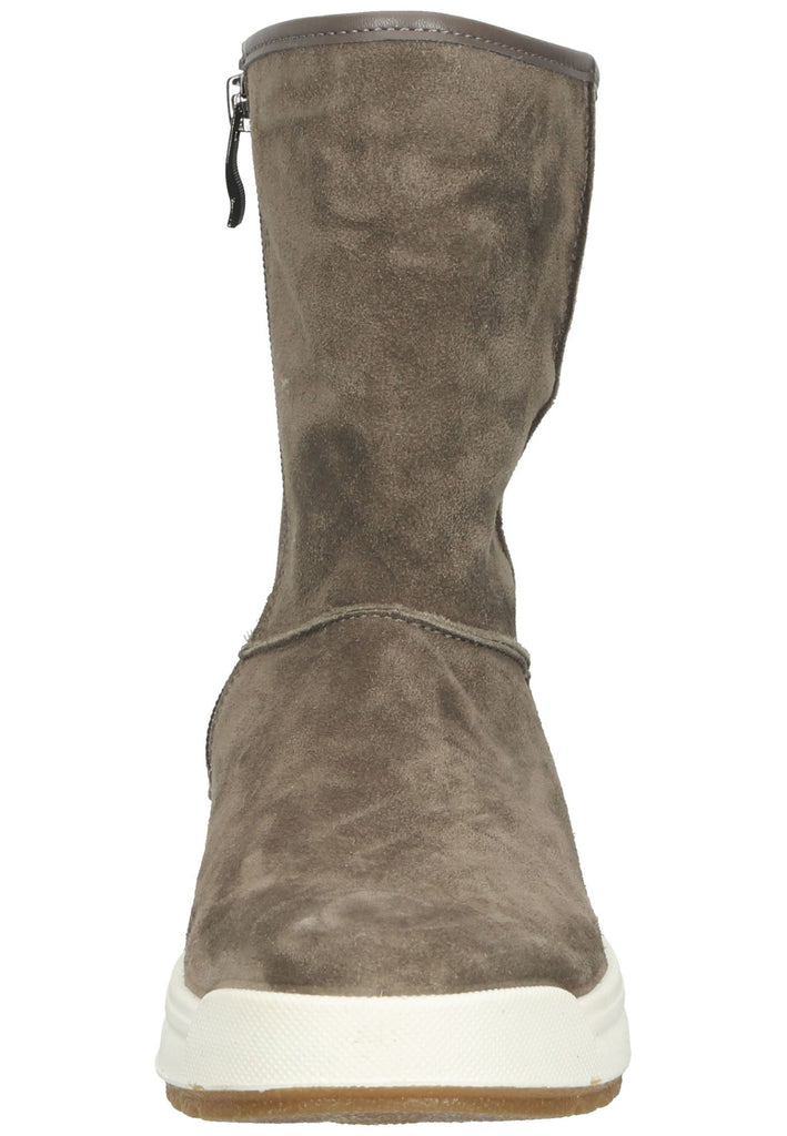 ara Stiefelette Veloursleder Dunkelgrün Warmfutter