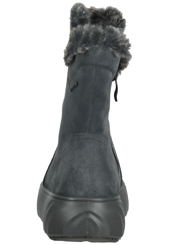 ara Stiefelette Veloursleder Graphit Warmfutter