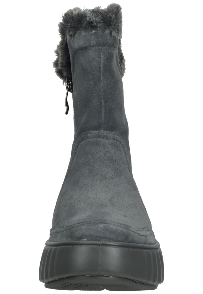 ara Stiefelette Veloursleder Graphit Warmfutter