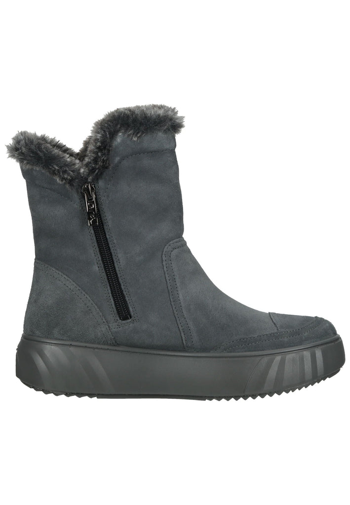 ara Stiefelette Veloursleder Graphit Warmfutter