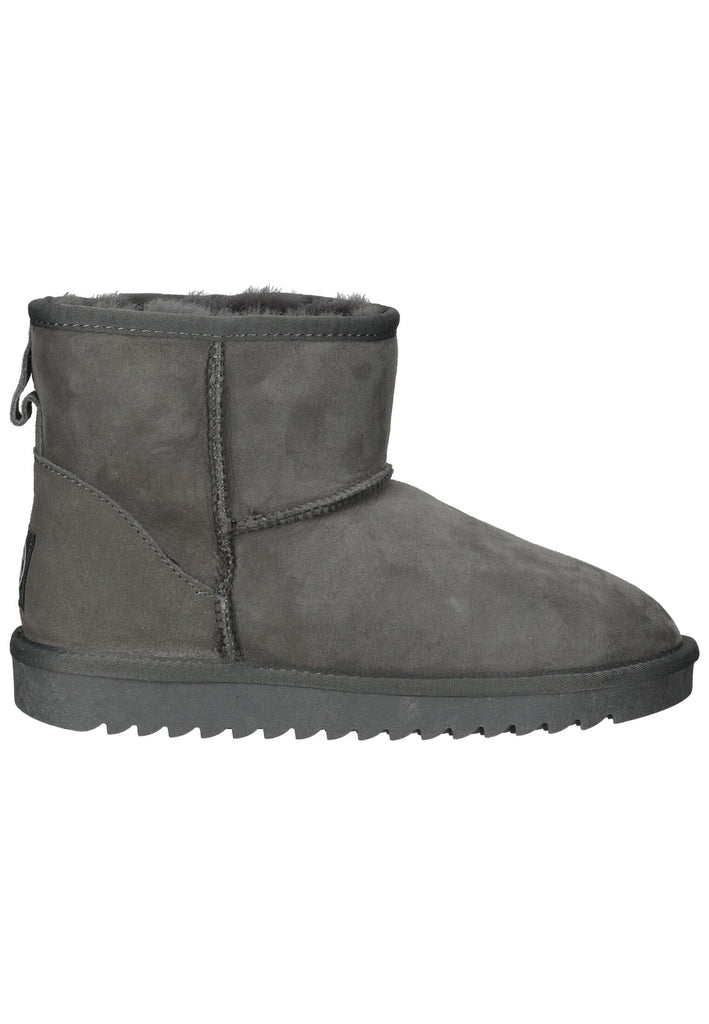 ara Stiefelette Veloursleder Grau Warmfutter