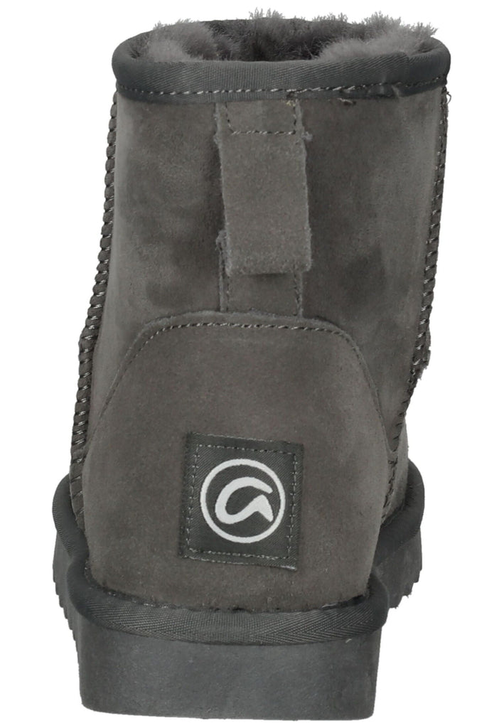 ara Stiefelette Veloursleder Grau Warmfutter