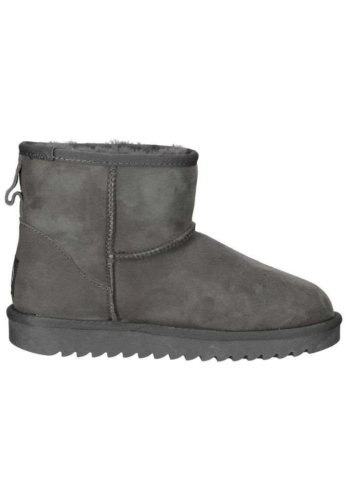 ara Stiefelette Veloursleder Grau Warmfutter