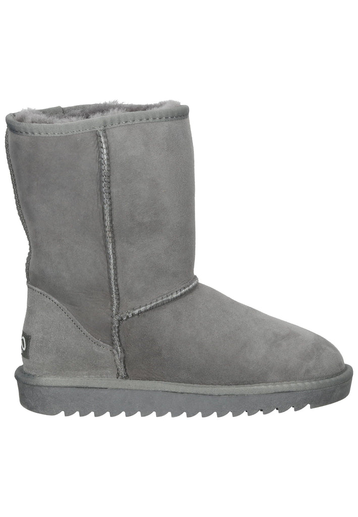 ara Stiefelette Veloursleder Grau Warmfutter