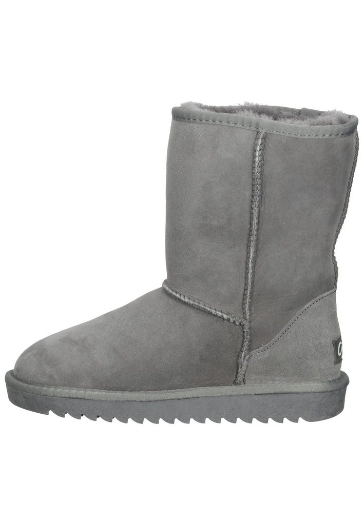 ara Stiefelette Veloursleder Grau Warmfutter