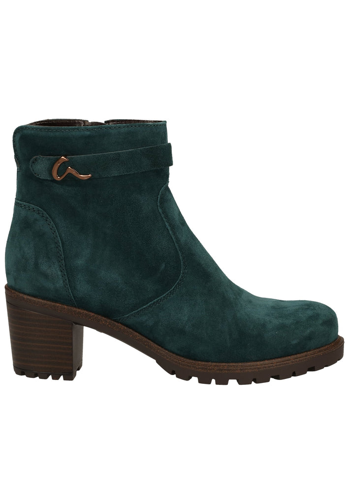 ara Stiefelette Veloursleder Grün Warmfutter