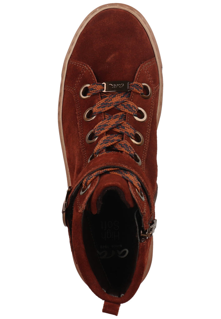 ara Stiefelette Veloursleder Marrone