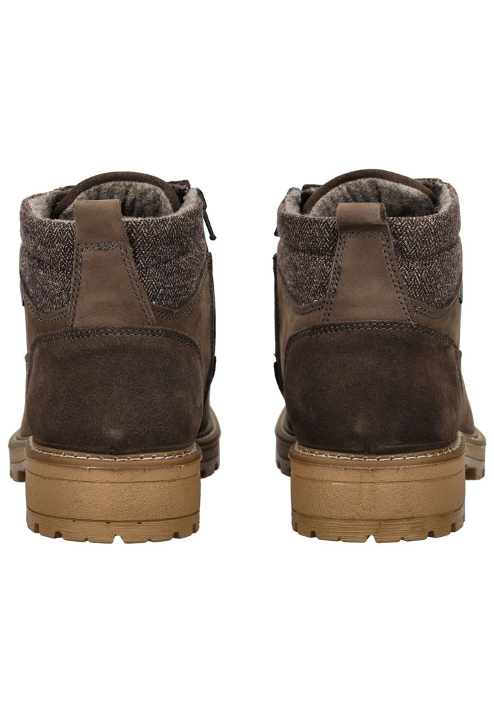 ara Stiefelette Veloursleder Marrone Warmfutter