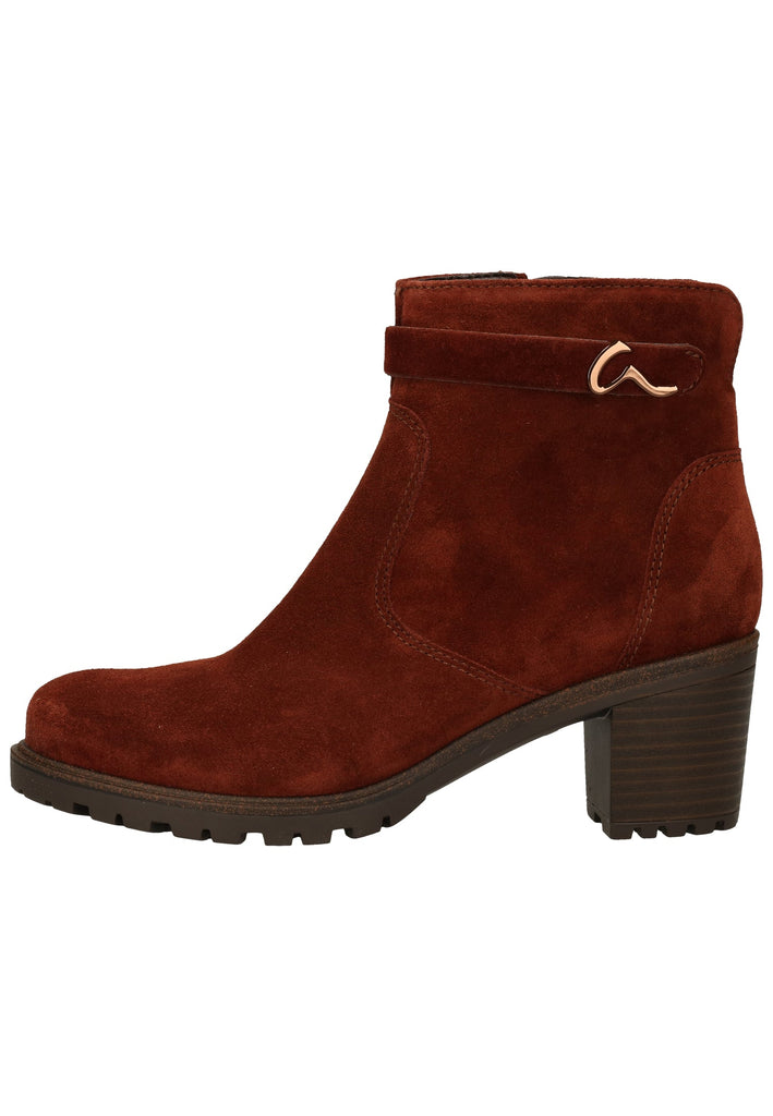 ara Stiefelette Veloursleder Marrone Warmfutter