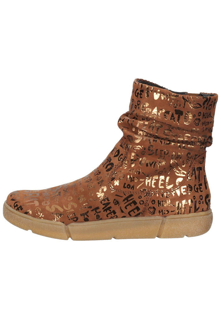 ara Stiefelette Veloursleder Nut