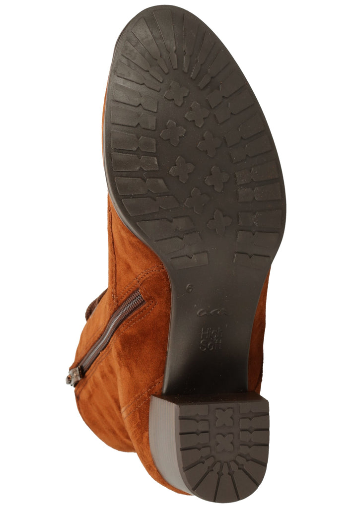 ara Stiefelette Veloursleder Nut