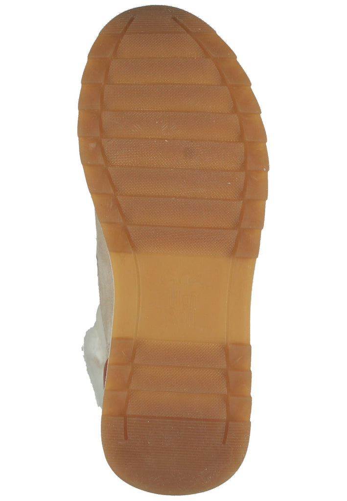 ara Stiefelette Veloursleder Sand Warmfutter