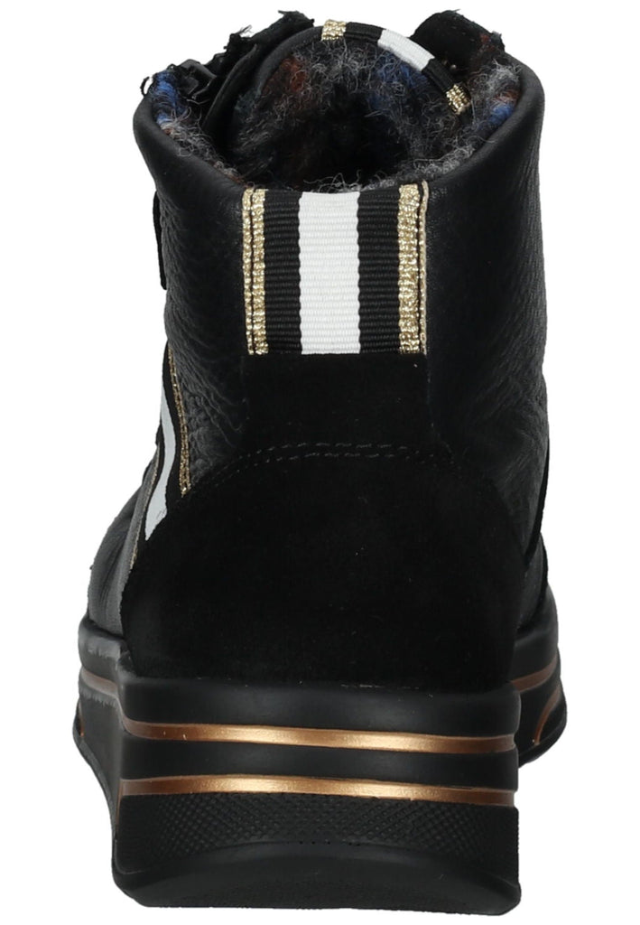 ara Stiefelette Veloursleder Schwarz