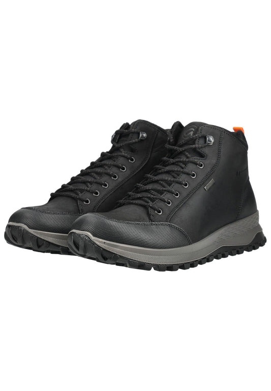 ara Stiefelette Veloursleder Schwarz