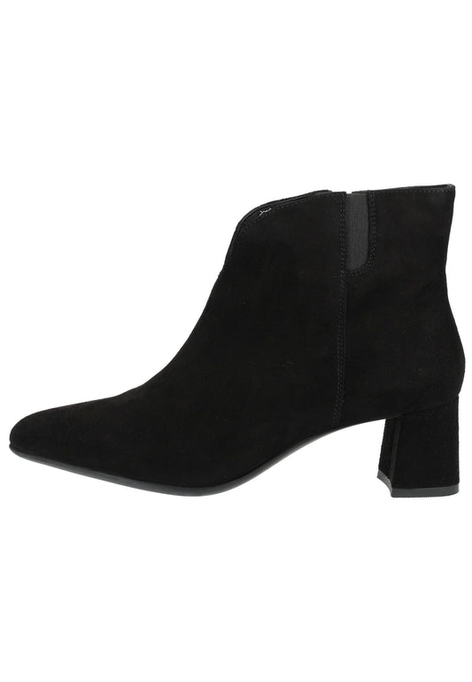 ara Stiefelette Veloursleder Schwarz