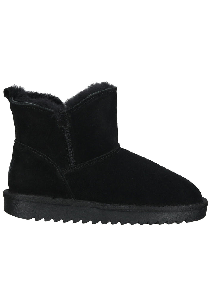 ara Stiefelette Veloursleder Schwarz Warmfutter