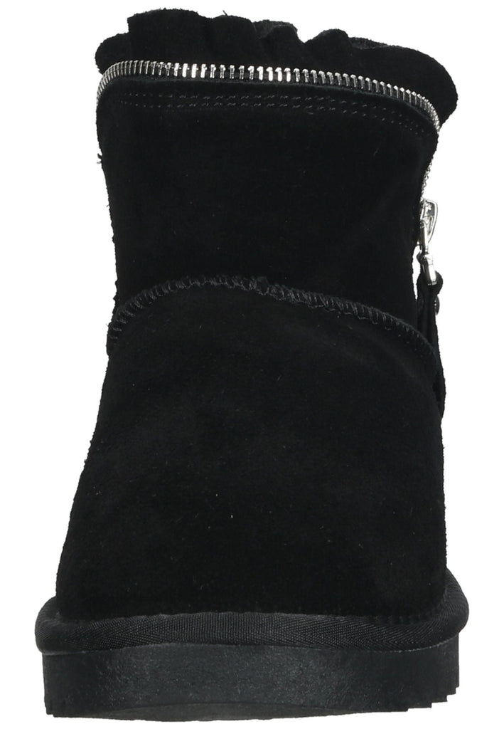 ara Stiefelette Veloursleder Schwarz Warmfutter