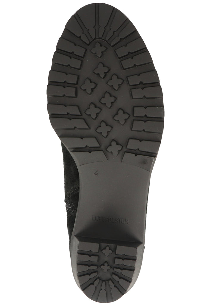 ara Stiefelette Veloursleder Schwarz Warmfutter