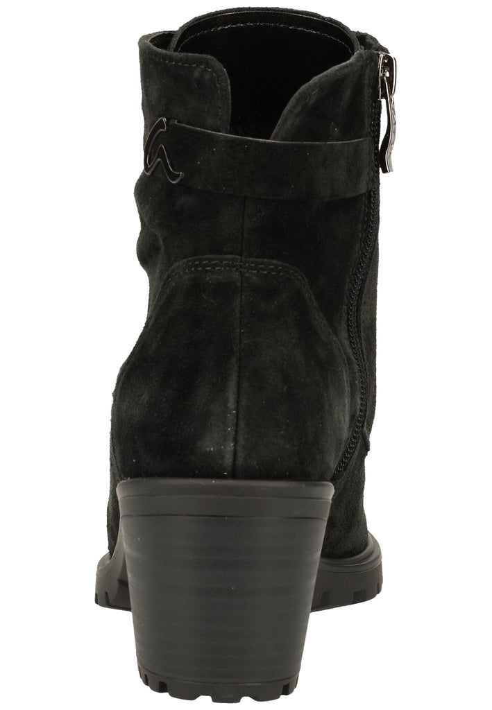 ara Stiefelette Veloursleder Schwarz Warmfutter