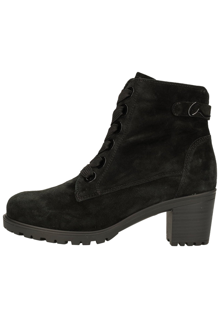 ara Stiefelette Veloursleder Schwarz Warmfutter