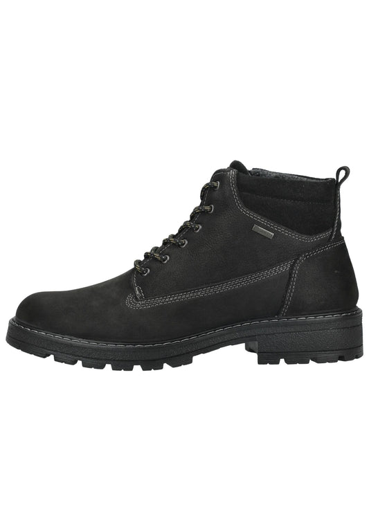 ara Stiefelette Veloursleder Schwarz Warmfutter