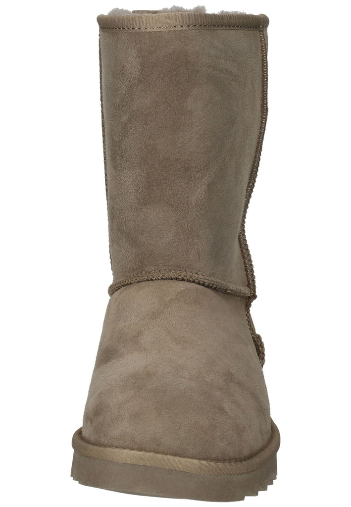 ara Stiefelette Veloursleder Taupe Warmfutter