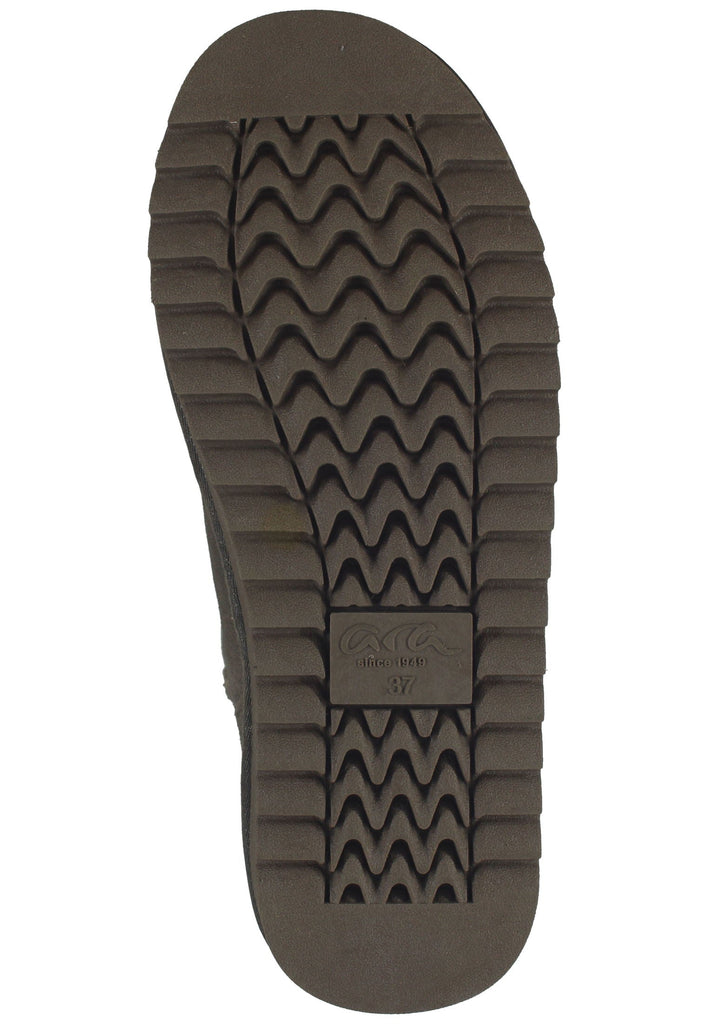 ara Stiefelette Veloursleder Taupe Warmfutter