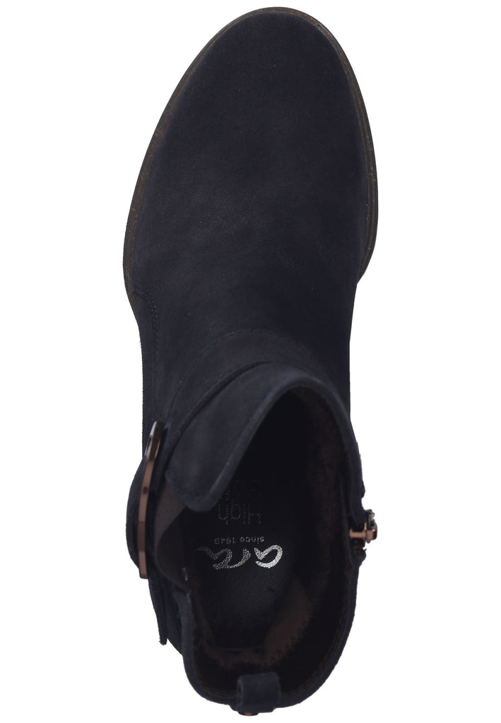 ara Stiefelette Veloursleder/Textil Blau