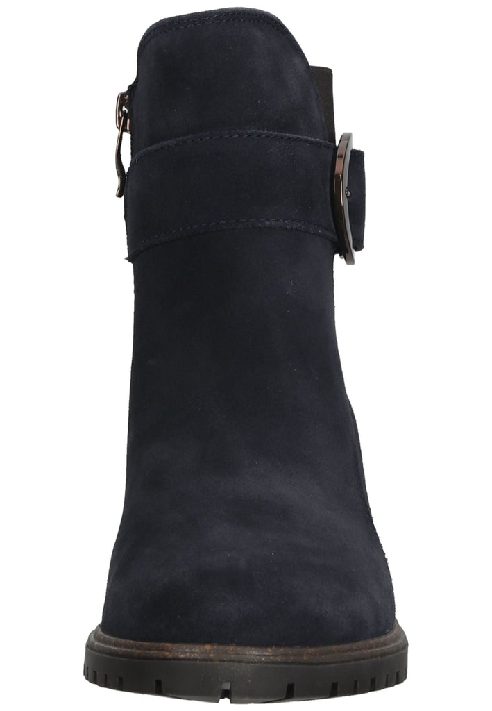 ara Stiefelette Veloursleder/Textil Blau