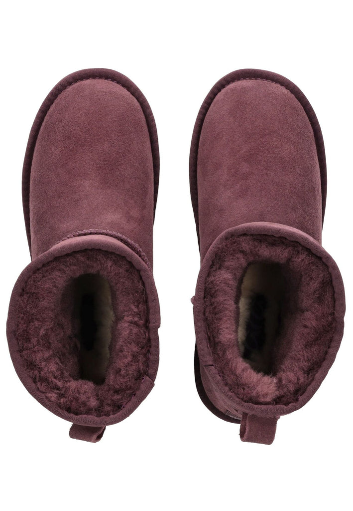 ara Stiefelette Veloursleder/Textil Burgundy Warmfutter