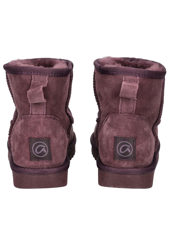 ara Stiefelette Veloursleder/Textil Burgundy Warmfutter