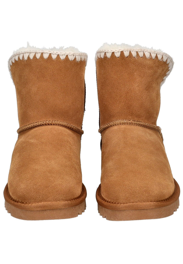 ara Stiefelette Veloursleder/Textil Camel Warmfutter