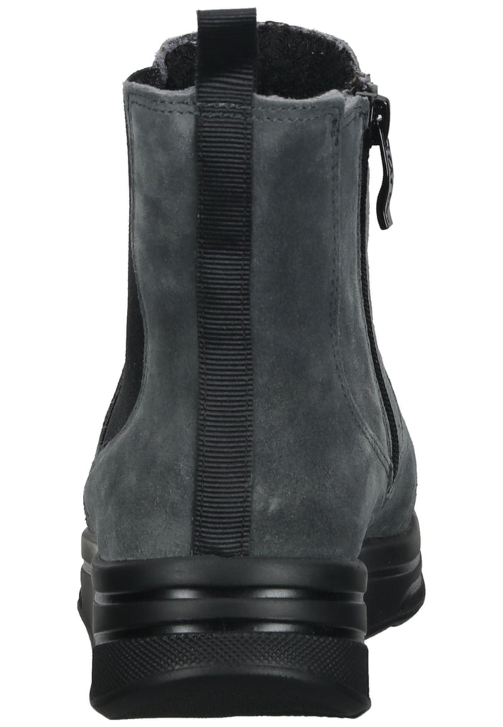 ara Stiefelette Veloursleder/Textil Graphit