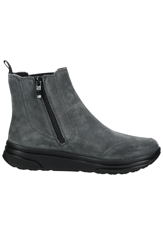 ara Stiefelette Veloursleder/Textil Graphit
