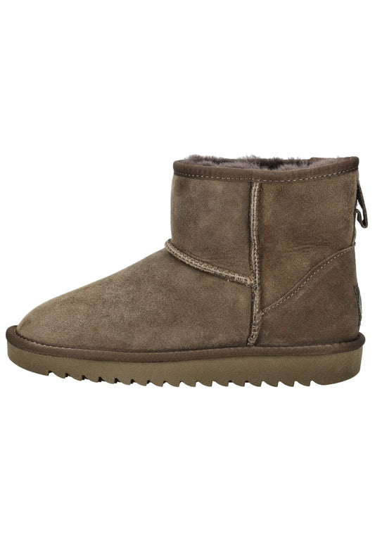 ara Stiefelette Veloursleder/Textil Sesam Warmfutter