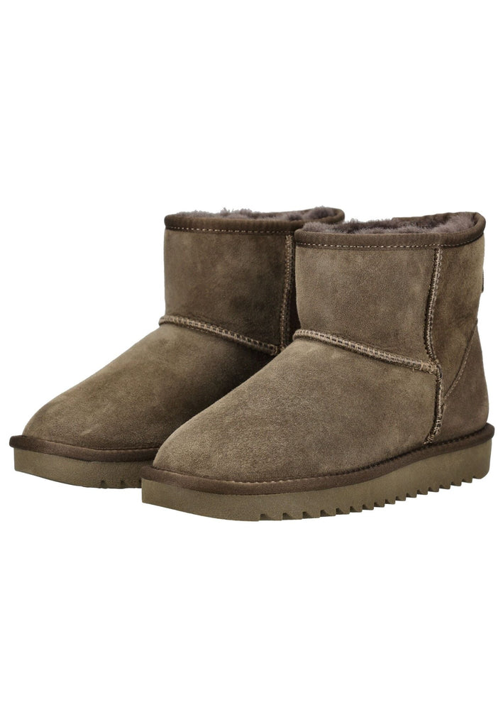 ara Stiefelette Veloursleder/Textil Sesam Warmfutter