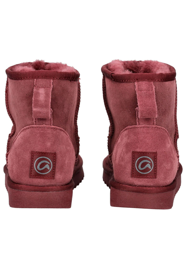 ara Stiefelette Veloursleder/Textil Weinrot Warmfutter