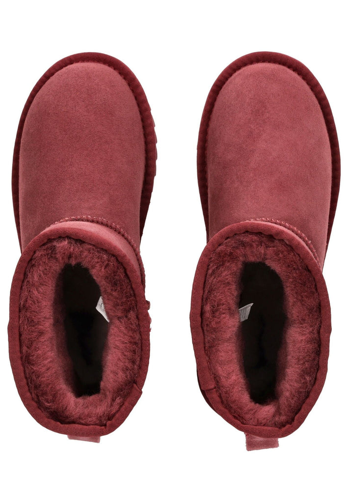 ara Stiefelette Veloursleder/Textil Weinrot Warmfutter